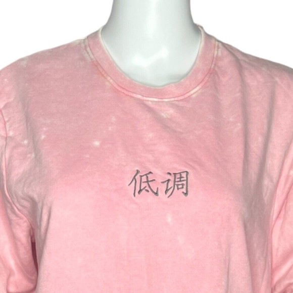 San Francisco Work Shirts Women’s Sweatshirt Pink Mineral Wash Crew Neck Size M‎ - Picture 5 of 9